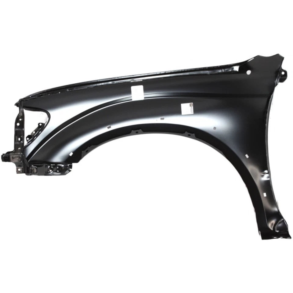 2001-2004 TOYOTA TACOMA, Right Fender (Passenger Side); w/wheel opening flare; w/bracket; except Stepside - TO1241188 - Fits Part Number 5380104060