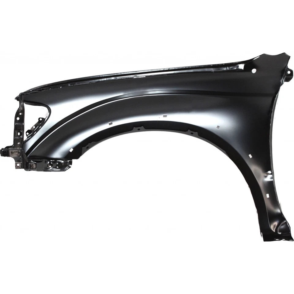 2001-2004 TOYOTA TACOMA, Right Fender (Passenger Side); w/wheel opening flare; w/bracket; except Stepside - TO1241188 - Fits Part Number 5380104060