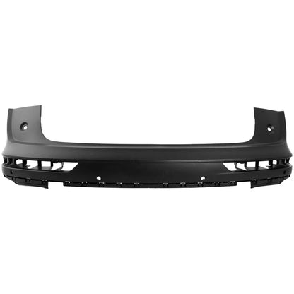2021-2024 AUDI Q5, Rear Bumper Cover; w/o S-Line Pkg; w/4 Sensor; w/o Park Sensor - AU1100264 - Fits Part Number 80A807067GGRU