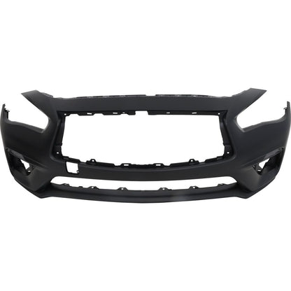 2018-2018 Infiniti Q50 (w/o Sensor) Front Bumper Cover