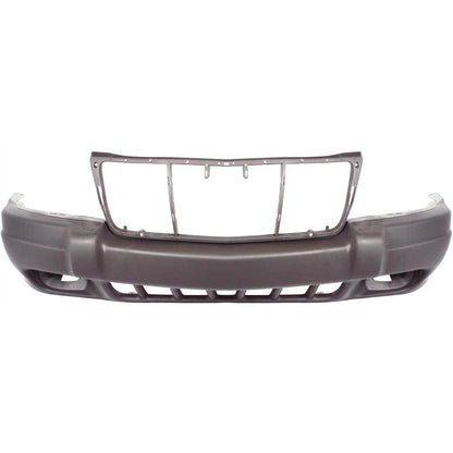 1999-2002 Jeep Grand Cherokee (Sport, W/ Fog Light Holes) Front Bumper Painted