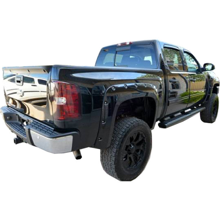 2007-2013 Chevy Silverado 1500 6.5' and 8.0' Fender Flare Set - Bolt Style (Pocket Style)