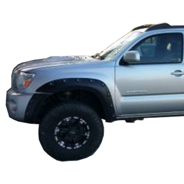 2005-2011 Toyota Tacoma 60.3" Bed -  Fender Flare Set - Bolt Style (Pocket Style) w/LED