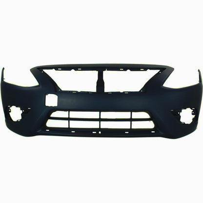 2015-2019 Nissan Versa Sedan (W/ Molding Holes) Front Bumper