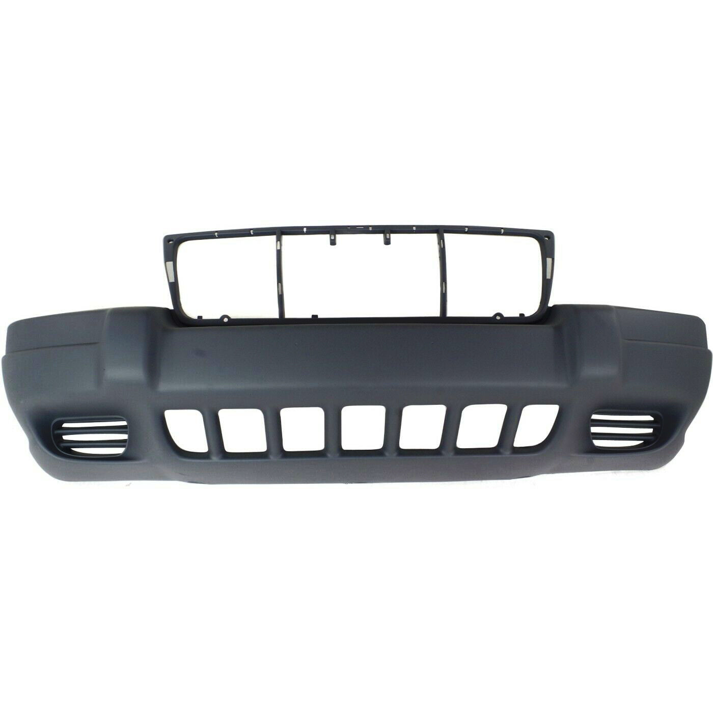 1999-2002 Jeep Grand Cherokee (Laredo, W/O Fog Light Holes) Front Bumper Painted