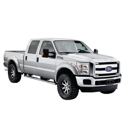 2011-2016 Ford F-250/350/450 Super Duty Fender Flare Set - Smooth Extension Style