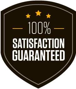 100% satisfaction guaranteed